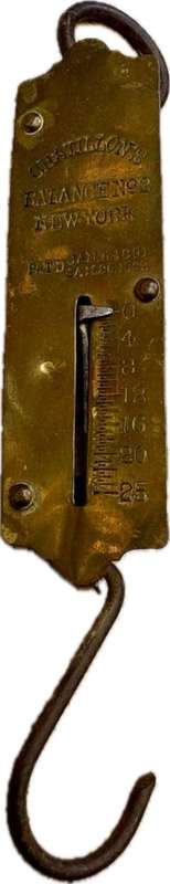 Original Vintage Chatillons balance no 2 , 1891-92 hanging scale
