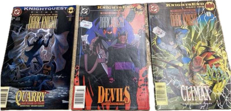 vintage DC batman legend of the dark knight no 61, 62 and  63 , 1994
