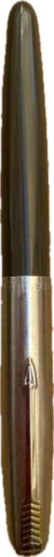 vintage Parker fountain Pen 21  made in USA gun metal grey