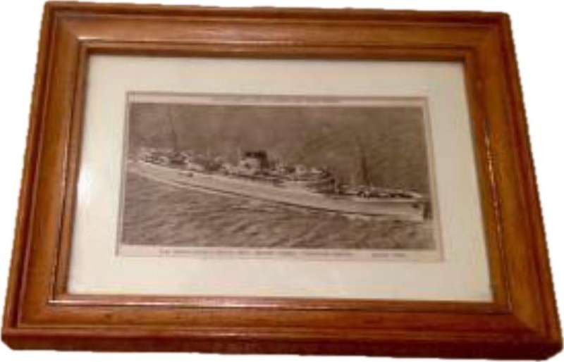 the union castle , stirling castle , royal mail motor vessel wall hanging