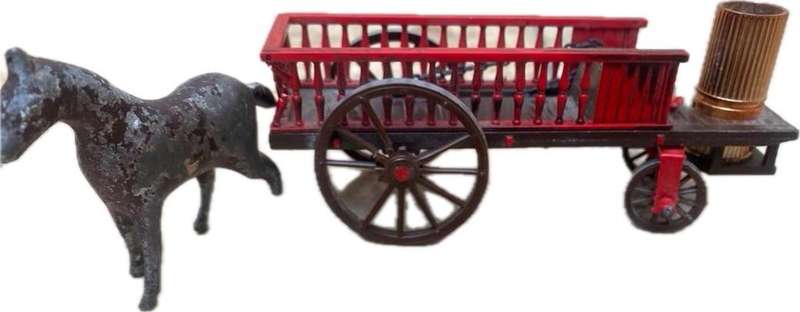 Vintage brumm cart with American loco Lesney tlc