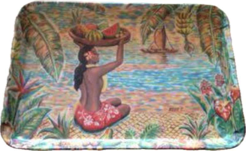 island heritage honolulu hawaii tray