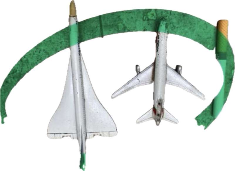 vintage concorde Matchbox concorde diecast air france 1978 , with air Portugal schabak 909