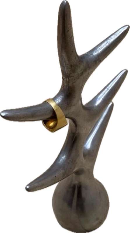 Scandinavian MENU Silver Jewellery Tree Stand Display Designed by Louise Christ