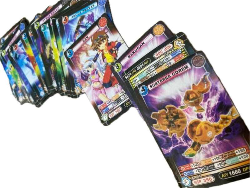 vintage lot of 30 Bakugan cards