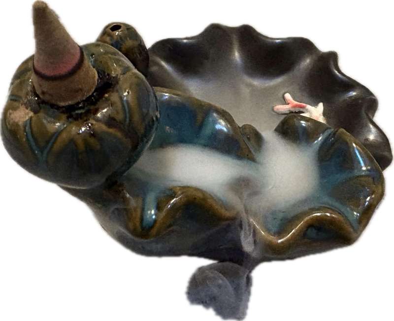 koi pond  incense backflow pond fountain
