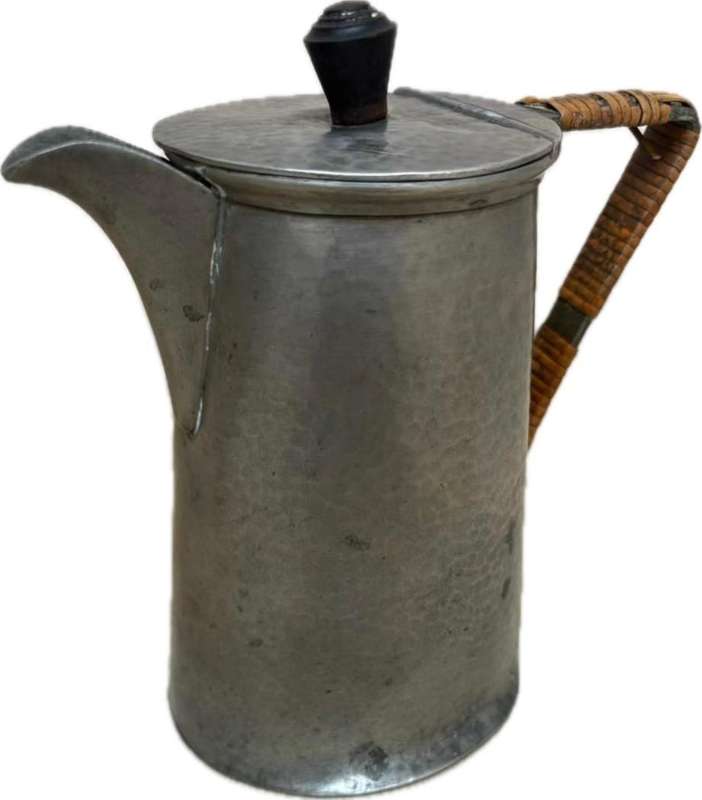 Vintage Sheffield craftsman pewter teapot