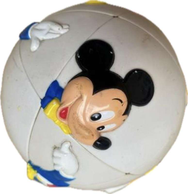 vintage disney mickey mouse 3d puzzle ball , rubiks ball retro