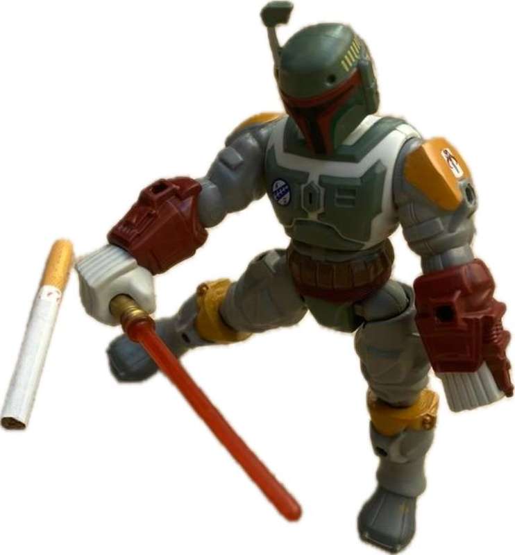Star Wars hasbro LFL Boba Fett bounty hunter action figure