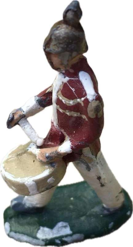 vintage British Lead soldier drummer