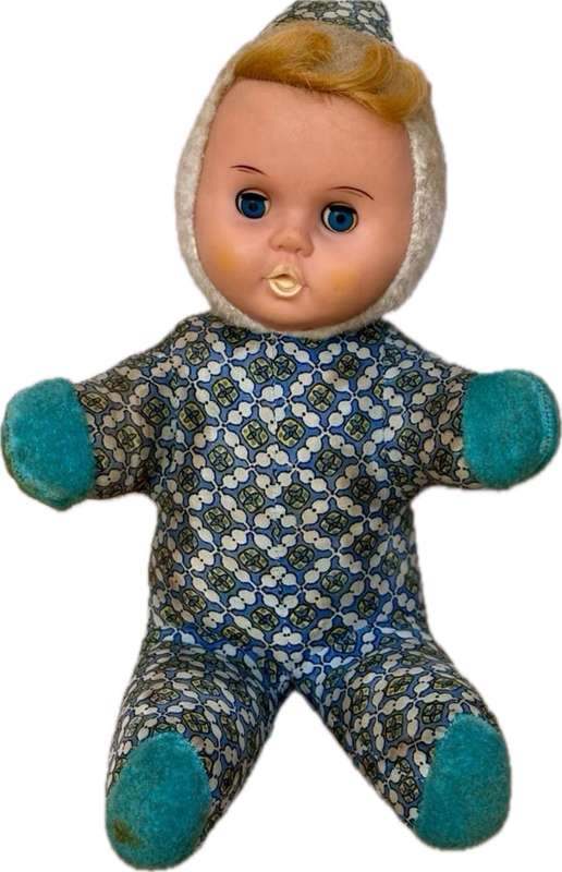Vintage rubber face doll