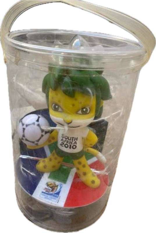 fifa 2010 pvc mascot Zakumi souvenir rare to find