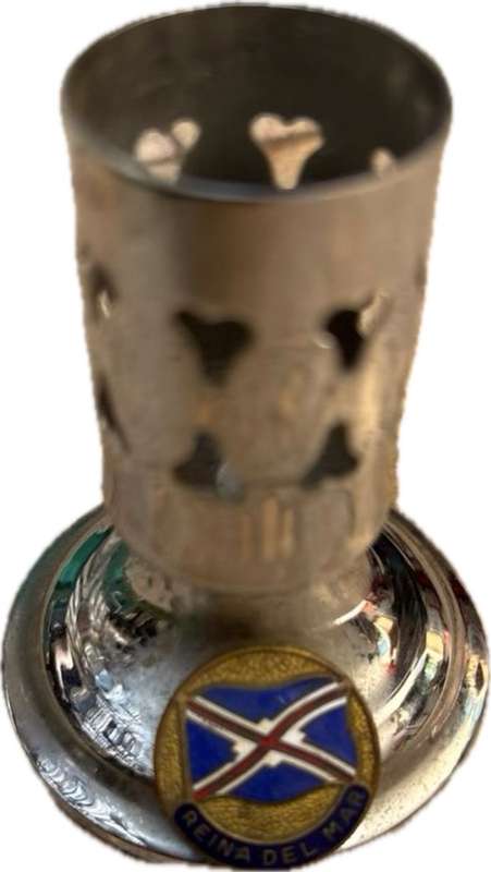 UNION CASTLE LINE SS REINA DEL MAR CANDLE STICK HOLDER