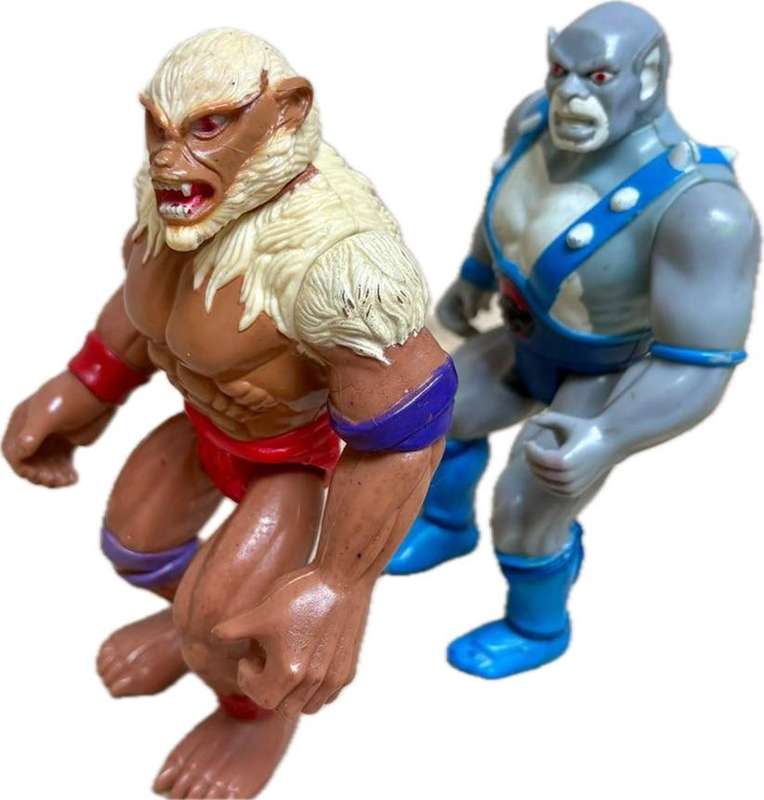 Thundercats 1985 Panthro and Monkian Vintage Figure pair