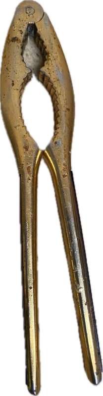 Vintage brass nutcracker
