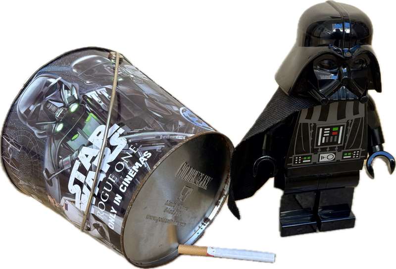 Stormtrooper Darth Vader Lego  torch Star Wars popcorn bucket rogue one pair