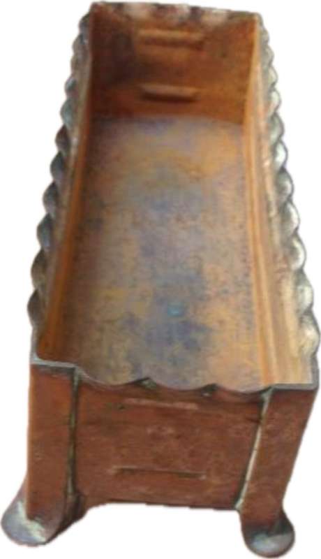 small vintage copper planter