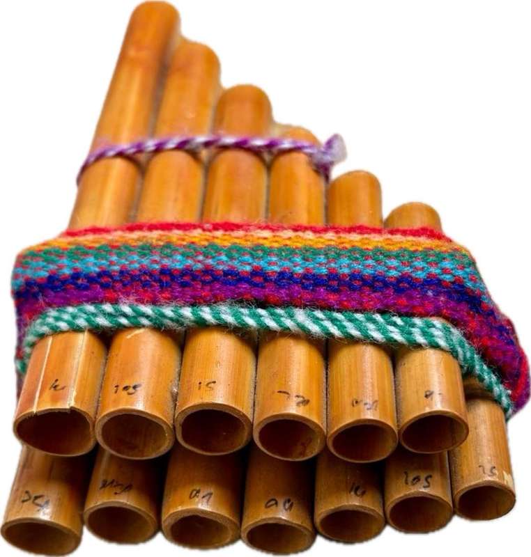 Pan flute bamboo Peru