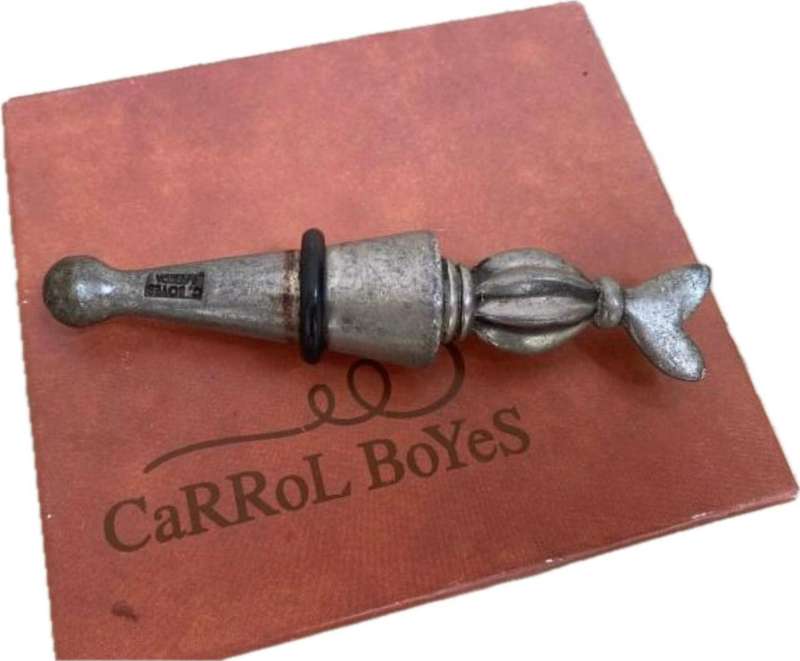 carrol boyes winestopper wine stop bottle stopper fish tail