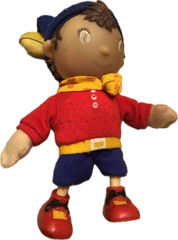 vintage Noddy doll with  pvc head , legs and boots