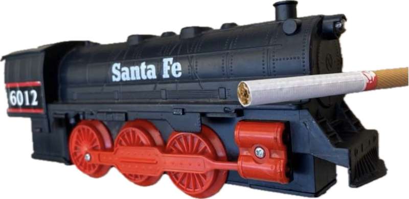 vintage  scientific toys santa fe train locomotive 6012
