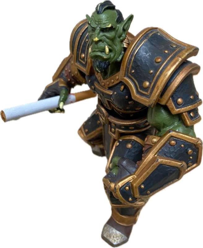 Vintage Thrall blizzard Warcraft 2002 action figure