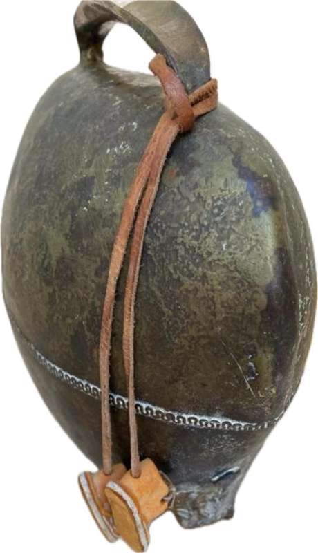 Antique extra large giant  alpine cow bell Swiss