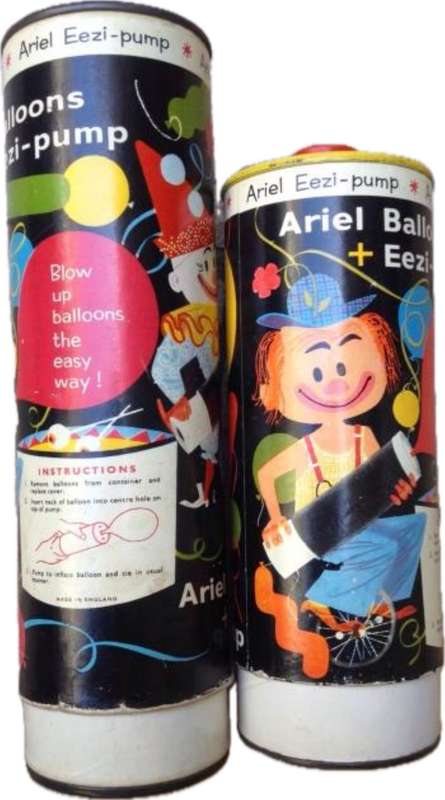 vintage Ariel balloons pair of eezi pumps 50s