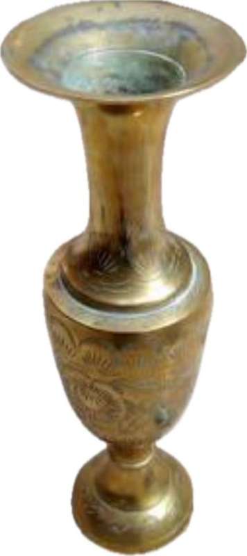 tall brass vase 30cm high