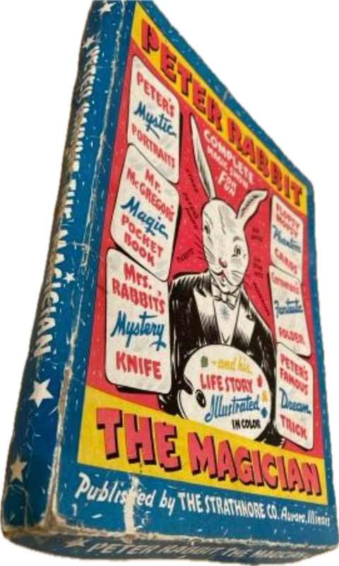 Rare Vintage Book Peter Rabbit The Magician Mel Richards 1942 Strathmore Company