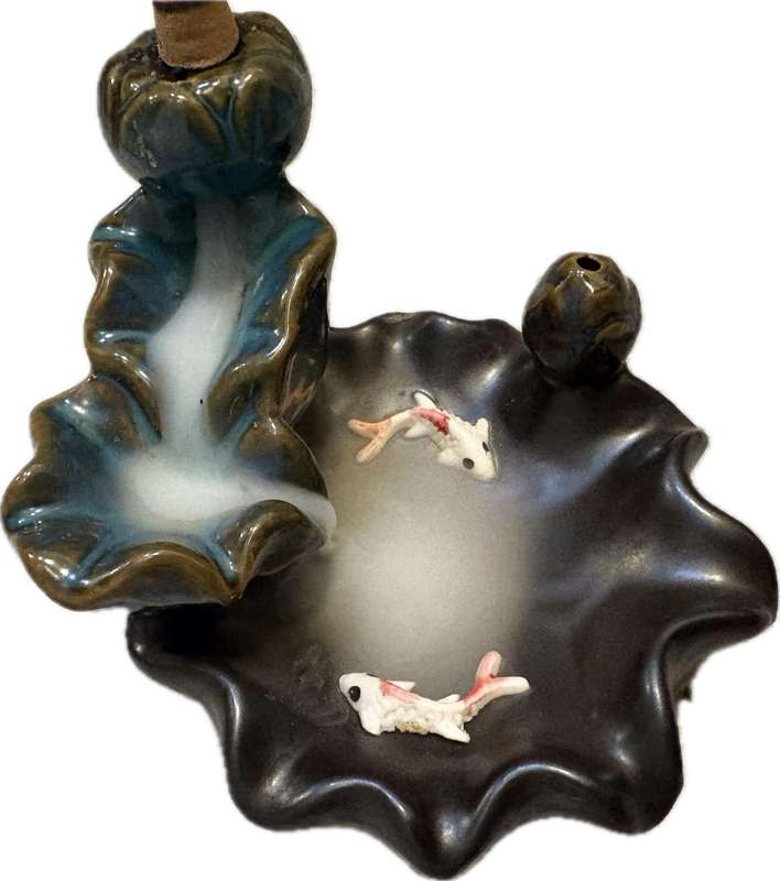 koi pond  incense backflow pond fountain