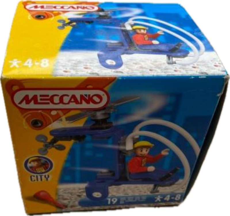 vintage meccano micro kit helicopter 2002