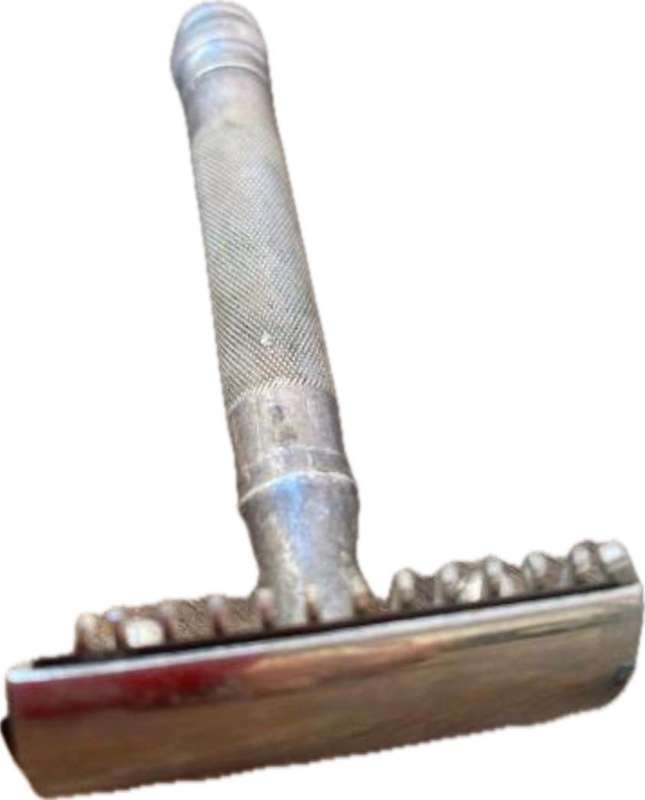 vintage sheffield wardonia 3 piece razor made in UK