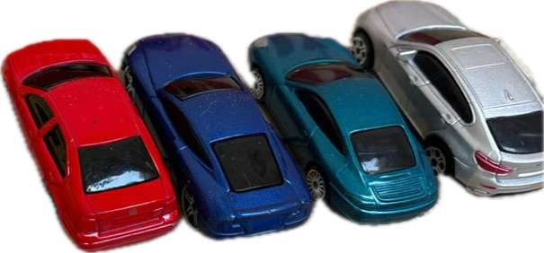 Maisto diecast car lot of 8 cars including VW combi
