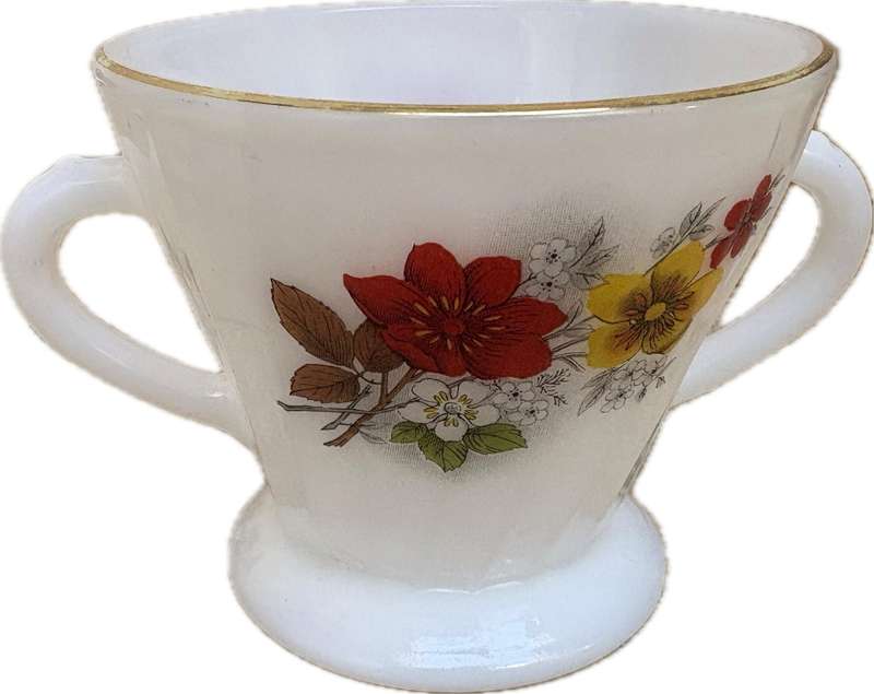 Vintage Chang Hee milk glass Korea