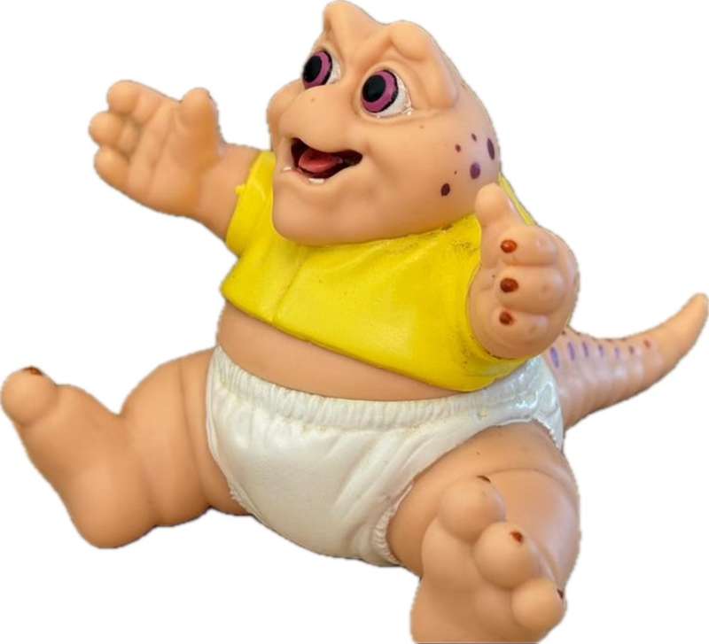 Vintage Dinosaurs Baby Sinclair Figure 1991
