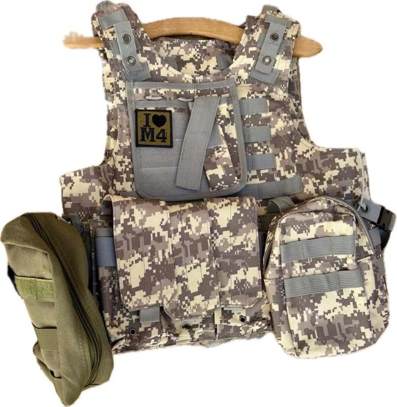 Lightweight Plate Carrier m4 Tactical Vest Military Hunting fishing  Combat adult adjustable