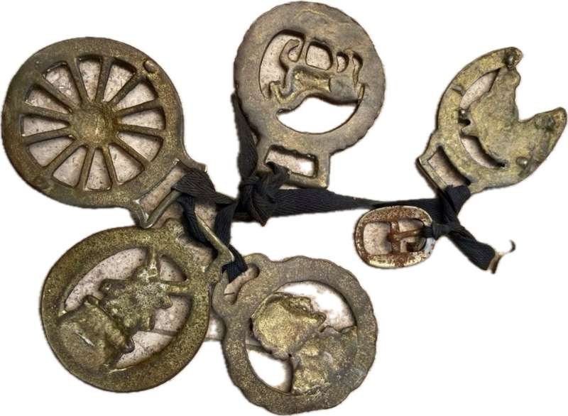 Horse brass lot of 6