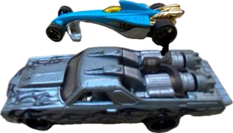 vintage hot wheels greased lightning 2000 and el camino 2012 metal car lot