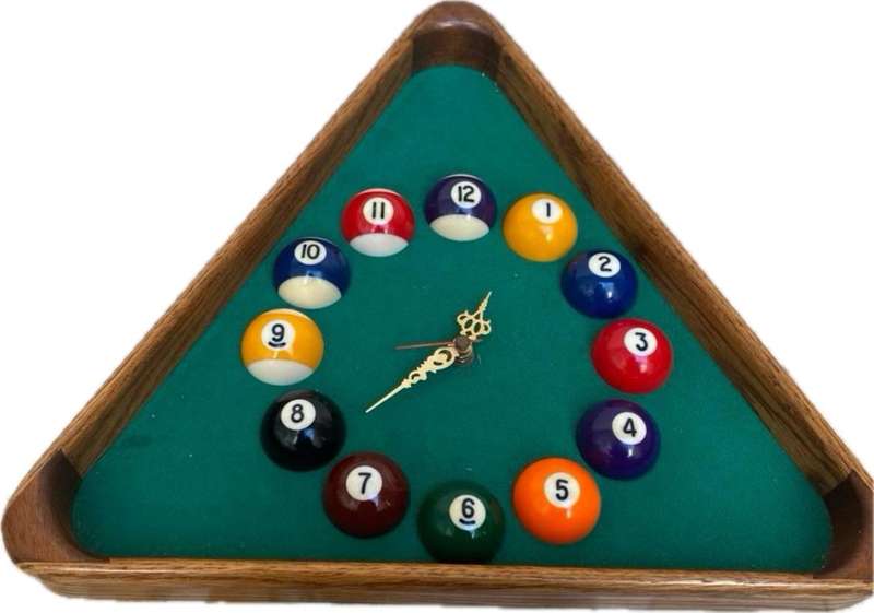 Vintage pool billiard snooker room wall clock Taiwan