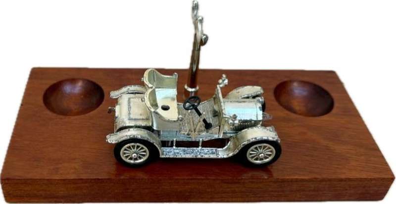 Vintage Lesney diecast car smoking pipe holder