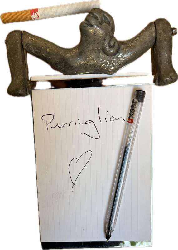 Vintage Carol Boyes notebook holder pewter