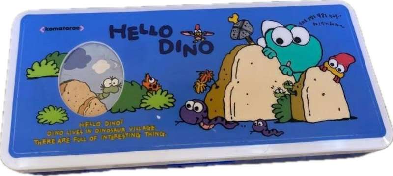 Hello Dino pencil case pair Korea with pencils Korea