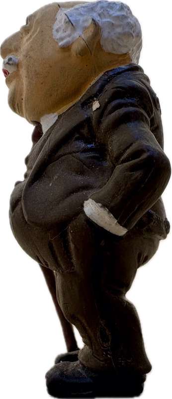 The Muppets  figure grandpa Waldorf Schleigh figurine Jim Henson tv