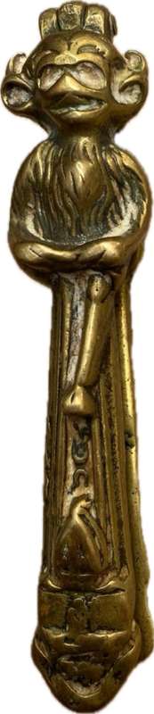 Vintage brass nutcracker monkey