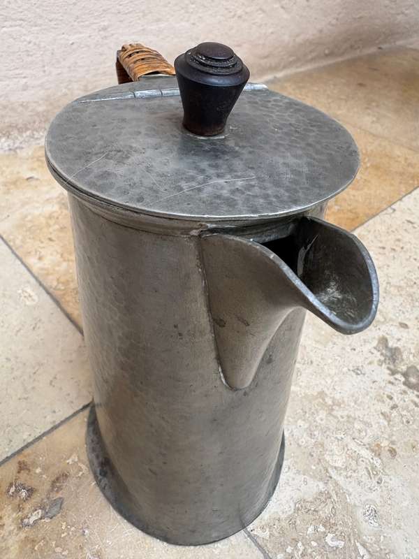 Vintage Sheffield craftsman pewter teapot