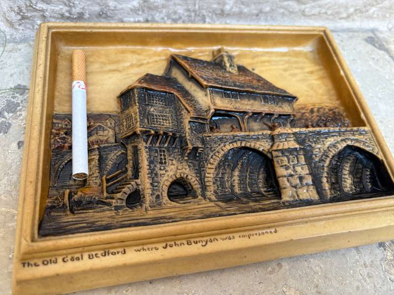 rare  1920 Arthur Osborne Ivorex Wall Plaque 3d old coal Bedford wall hanging
