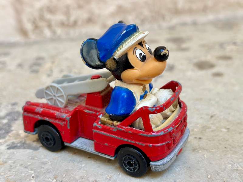 Matchbox Lesney Mickey Mouse Disney fire engine Hong Kong 1979