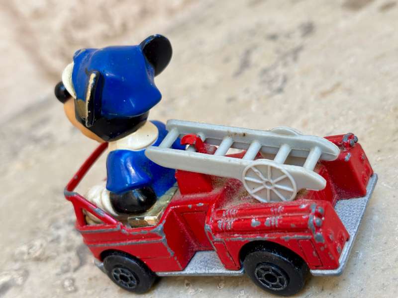Matchbox Lesney Mickey Mouse Disney fire engine Hong Kong 1979