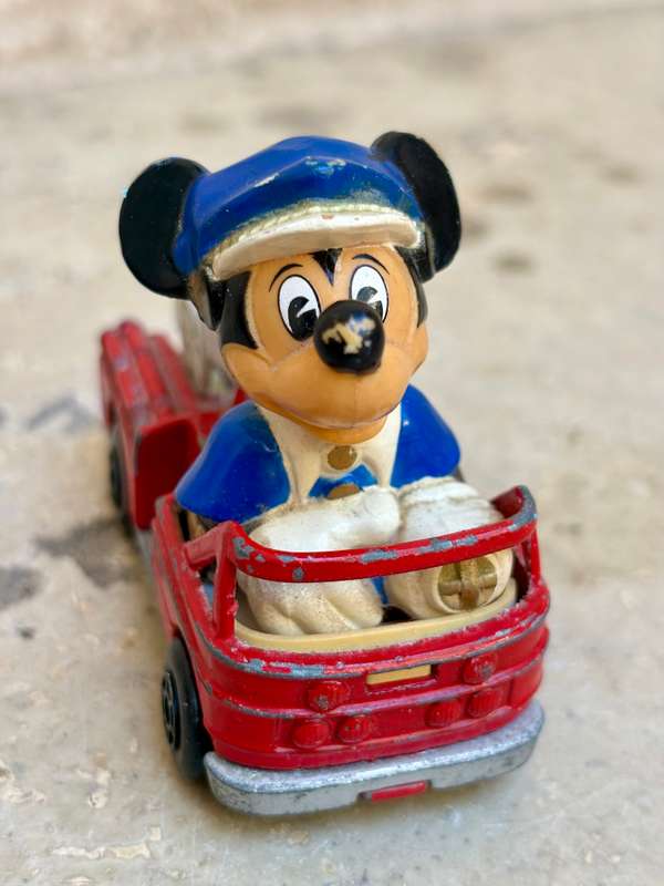 Matchbox Lesney Mickey Mouse Disney fire engine Hong Kong 1979
